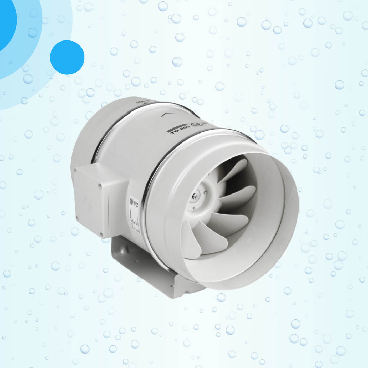 Potrubné ventilátory