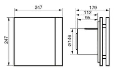 SILENT 300 DESIGN CZ Plus tichý axiálny ventilátor