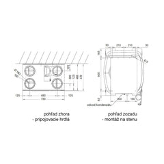 EHR 325 D Akor RF malá rekuperačná jednotka